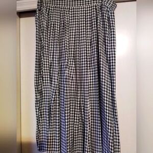 Black and White Gingham Kathryn Deene Skirt
